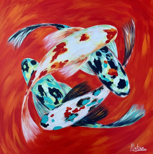 Flow of Fortune by Natalia Nosek (NATXA), Painting for Sale on Select