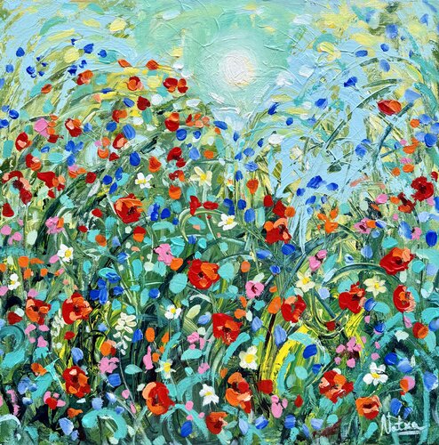 Summertime by Natalia Nosek (NATXA), Painting for Sale on Select