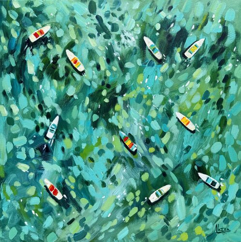 Follow your joy by Natalia Nosek (NATXA), Painting for Sale on Select