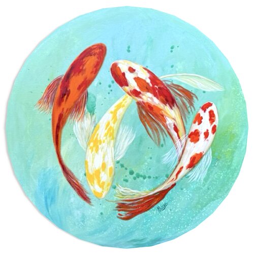 The Lucky Circle by Natalia Nosek (NATXA), Painting for Sale on Select