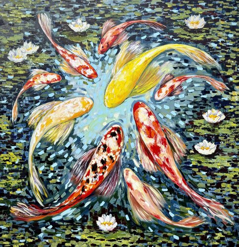 Circle by Natalia Nosek (NATXA), Painting for Sale on Select