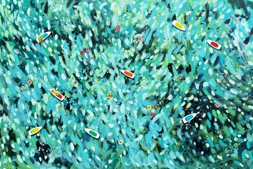Mediterranean Dream by Natalia Nosek (NATXA), Painting for Sale on Select