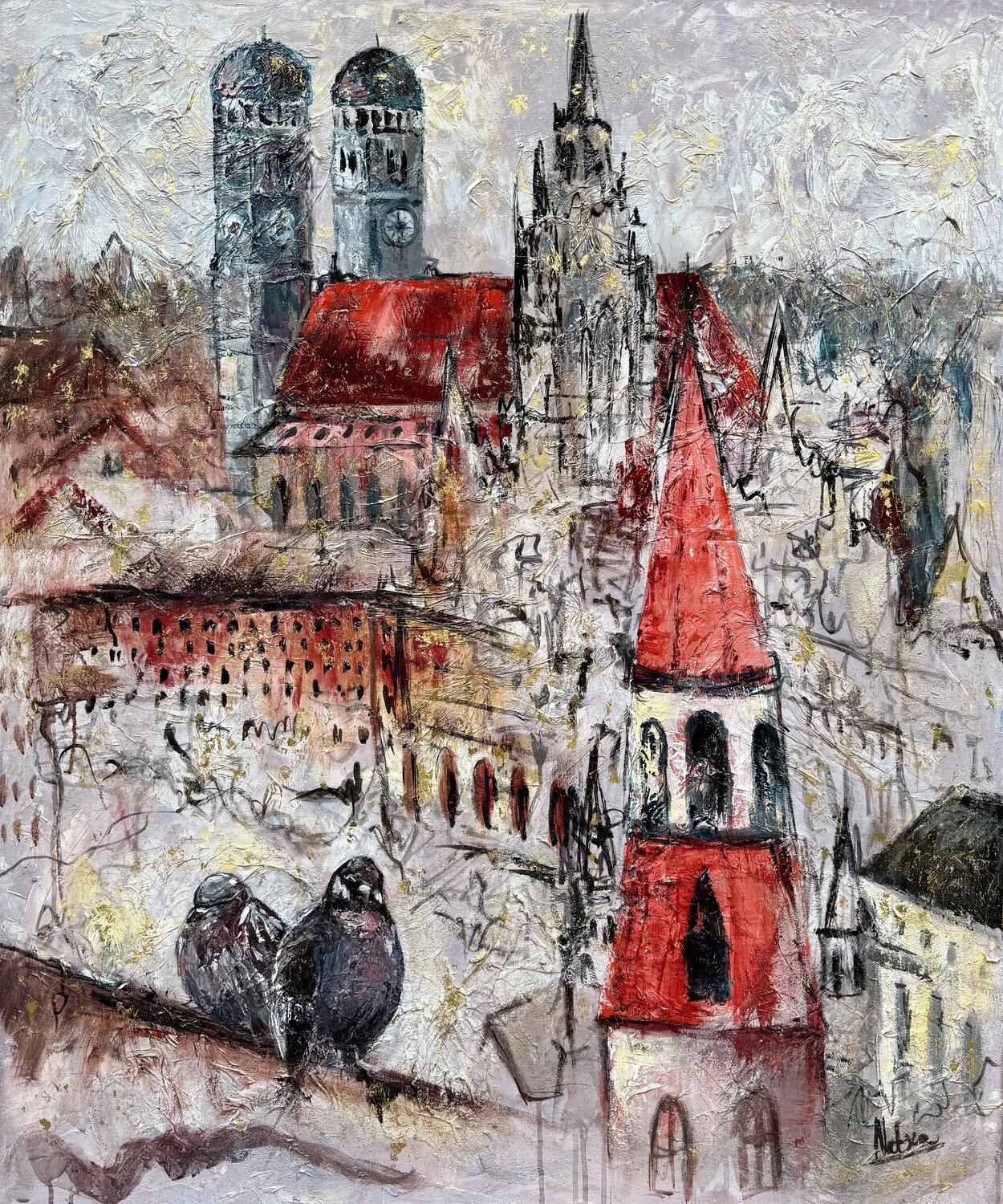 Munich Natalia Nosek (NATXA) Original painting for sale