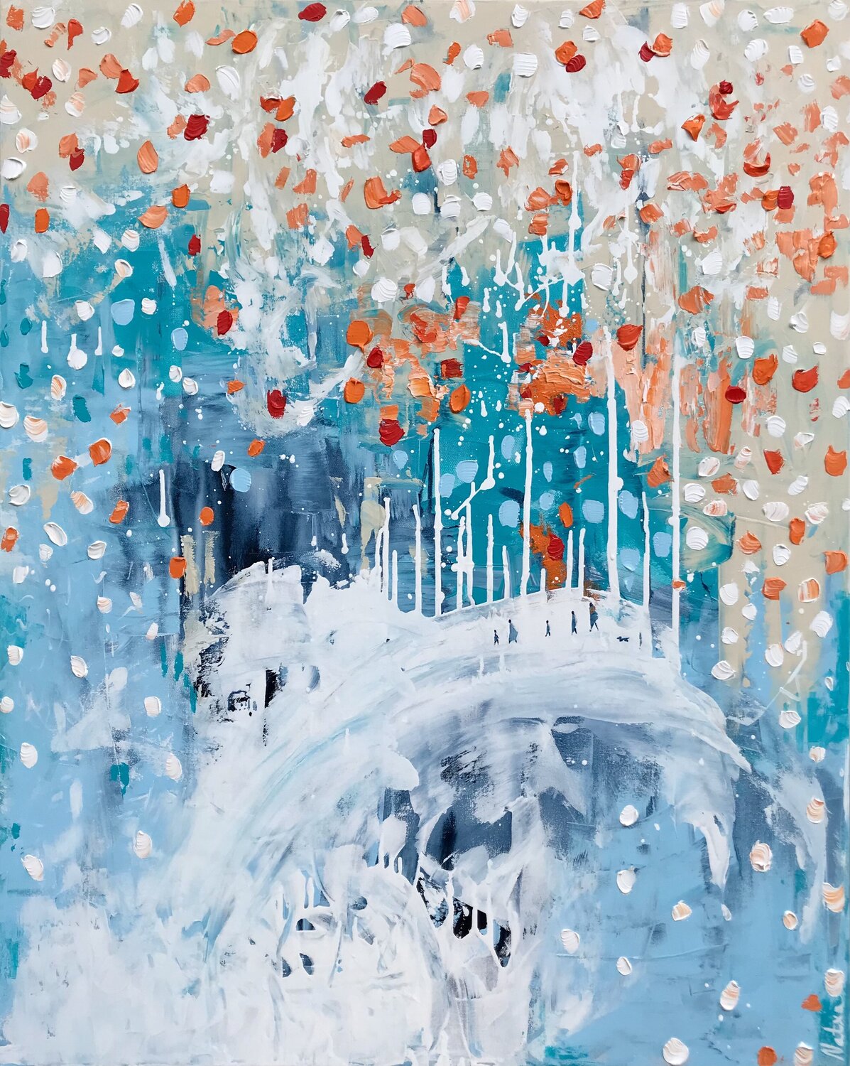 Don’t Forget to Have Fun Natalia Nosek (NATXA) Original painting for sale