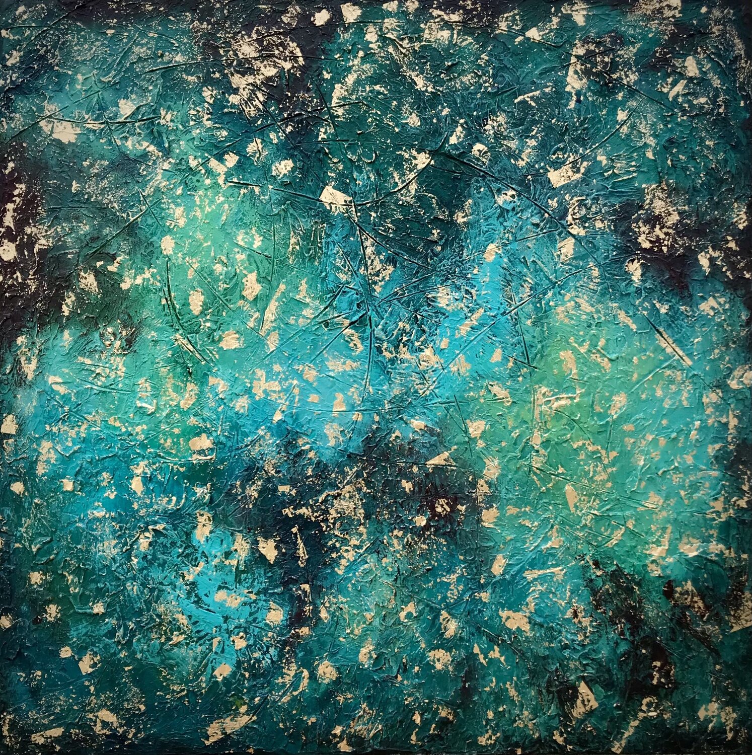 Diving Into The Deep Natalia Nosek (NATXA) Original painting for sale
