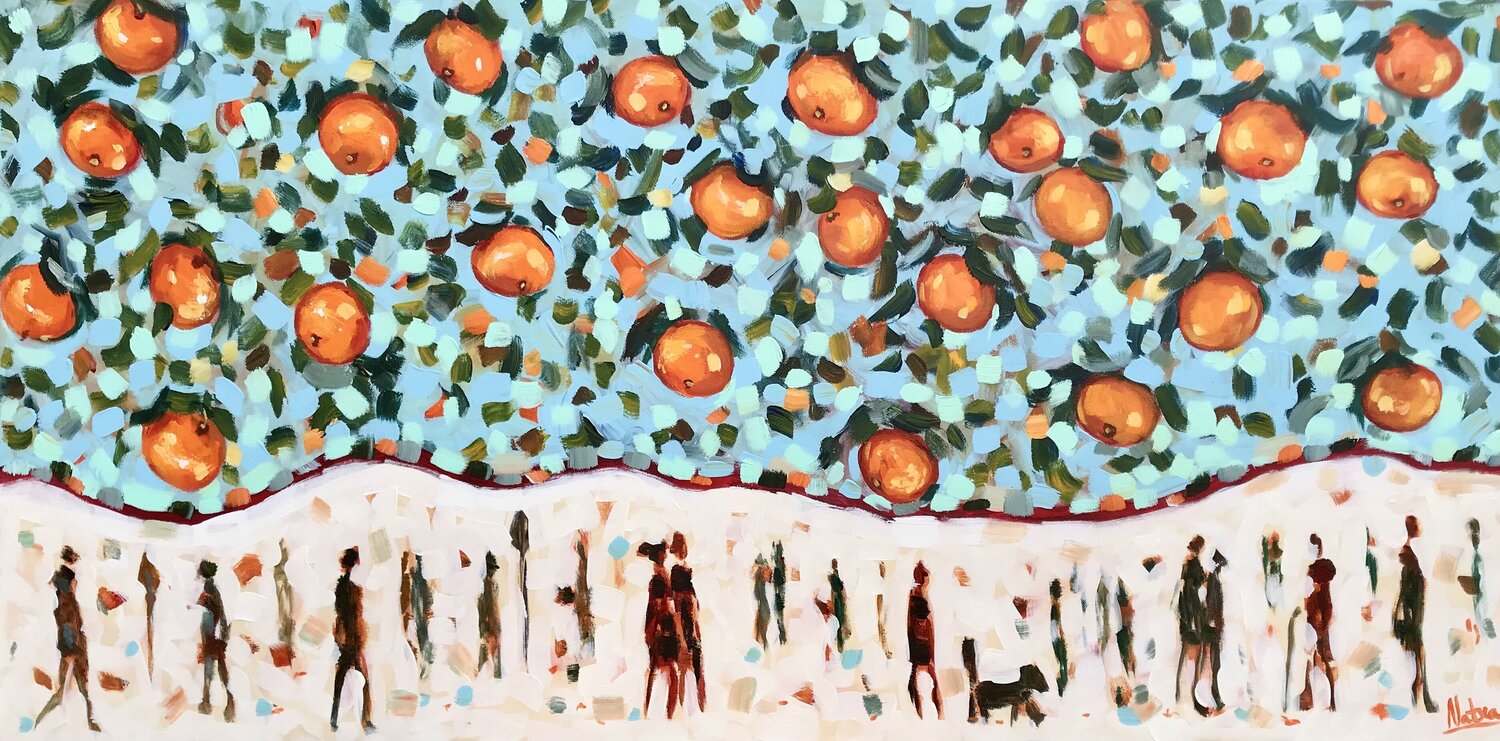 Tangerine Sky Natalia Nosek (NATXA) Original painting for sale