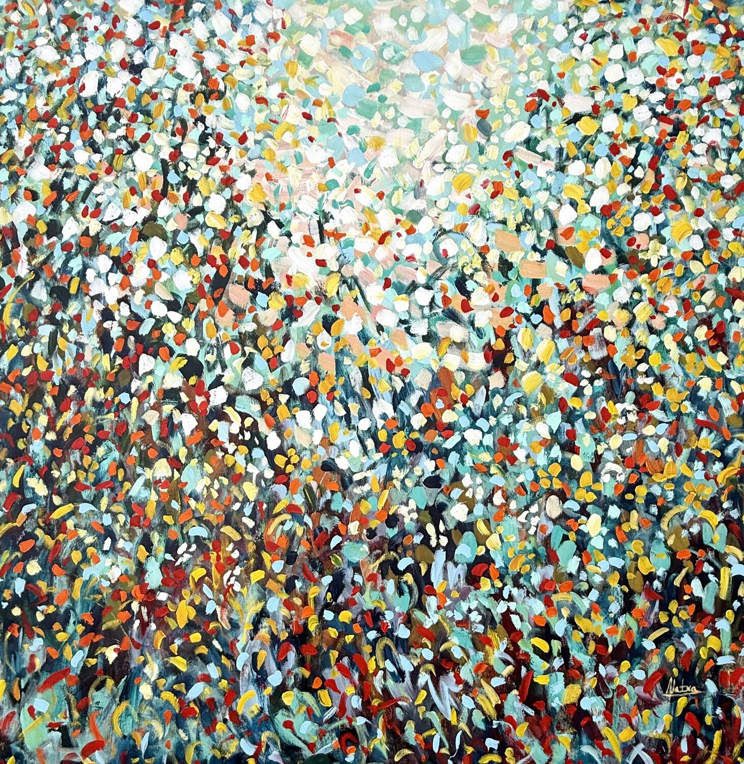 Garden in Bloom Natalia Nosek (NATXA) Original painting for sale