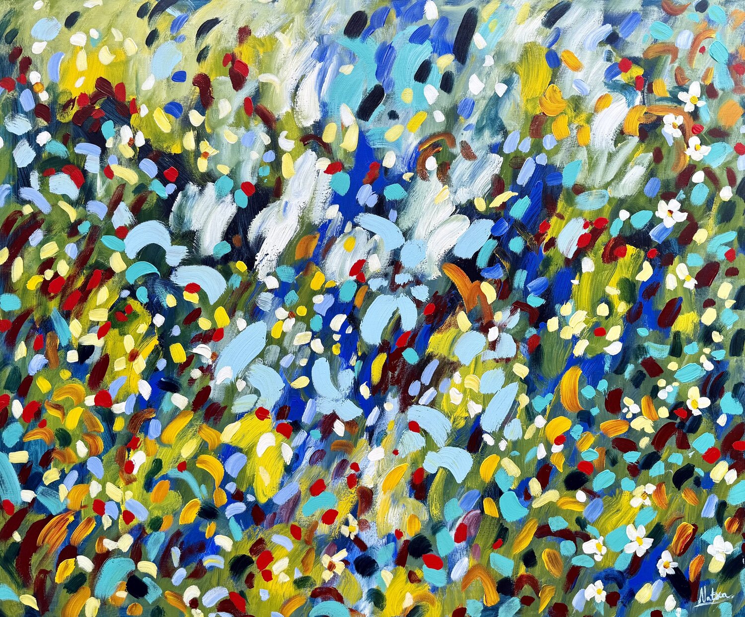 Breath in, Breath out Natalia Nosek (NATXA) Original painting for sale