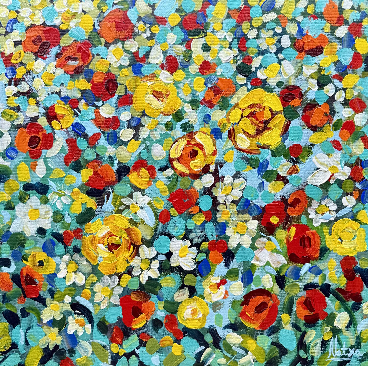 Vienna's Garden Natalia Nosek (NATXA) Original painting for sale