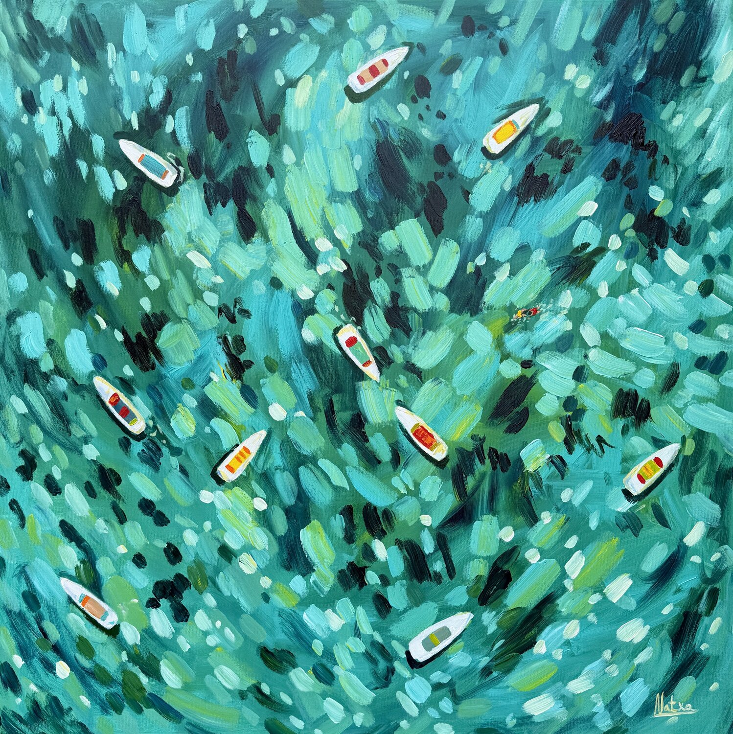 Nowhere Else You Need To Be Natalia Nosek (NATXA) Original painting for sale