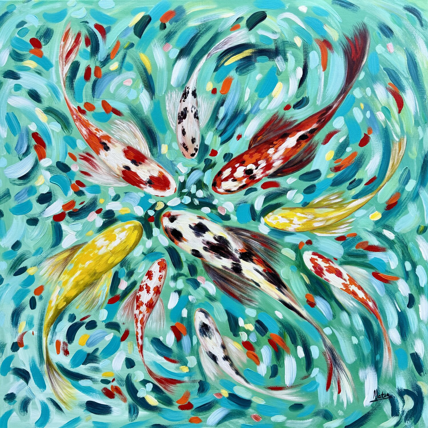 Be Vibrant Natalia Nosek (NATXA) Original painting for sale