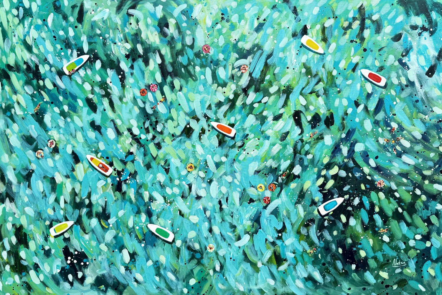 Mediterranean Dream Natalia Nosek (NATXA) Original painting for sale