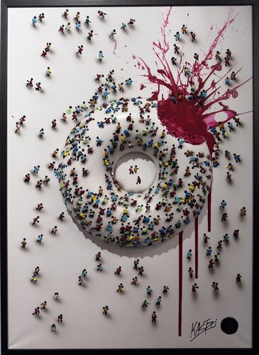 Kriatures&Donuks 0120 by KASTRO, Painting for Sale on Select