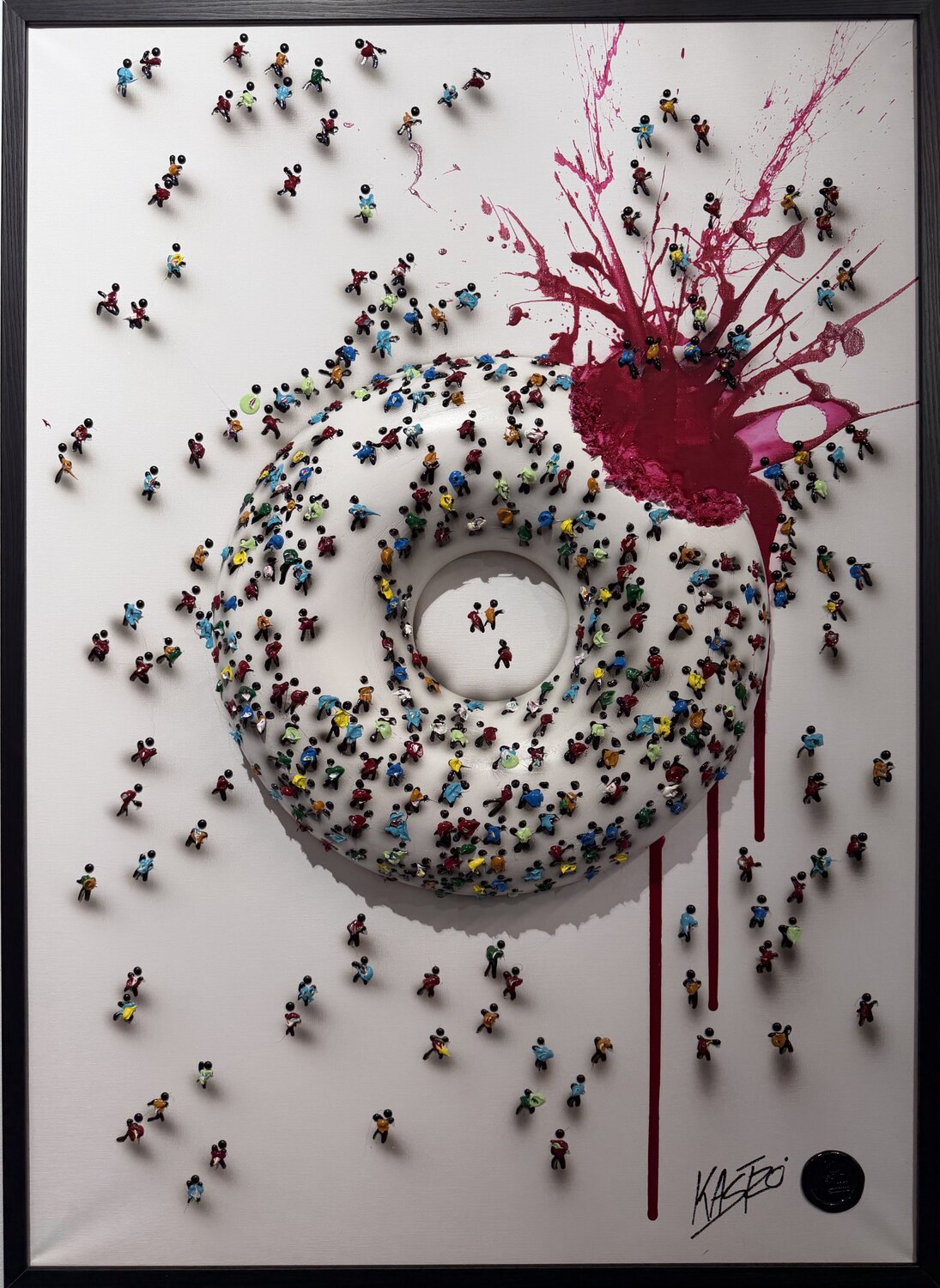 Kriatures&Donuks 0120 KASTRO Original painting for sale