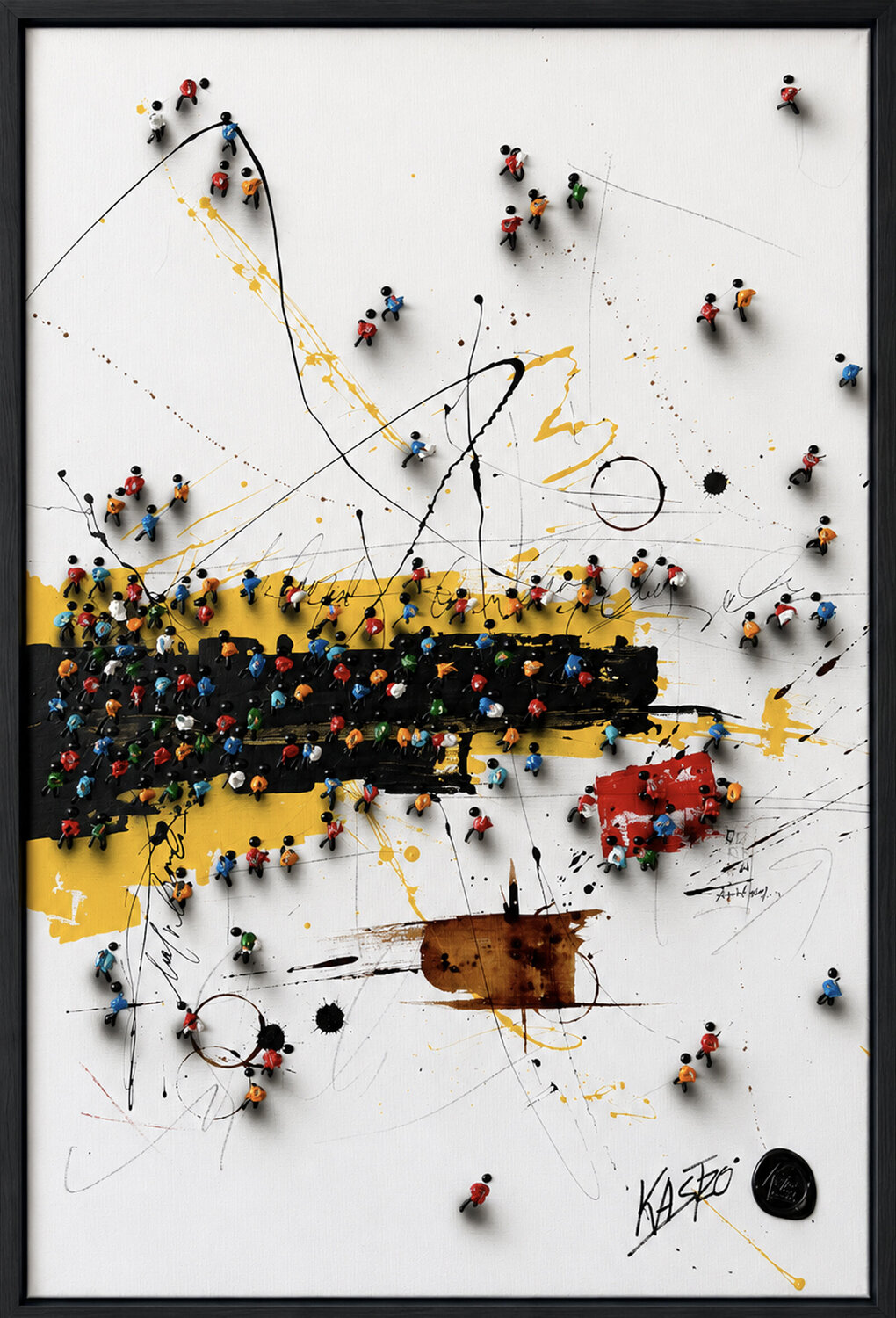 Kriatures KAOTICOS #14 KASTRO Original painting for sale