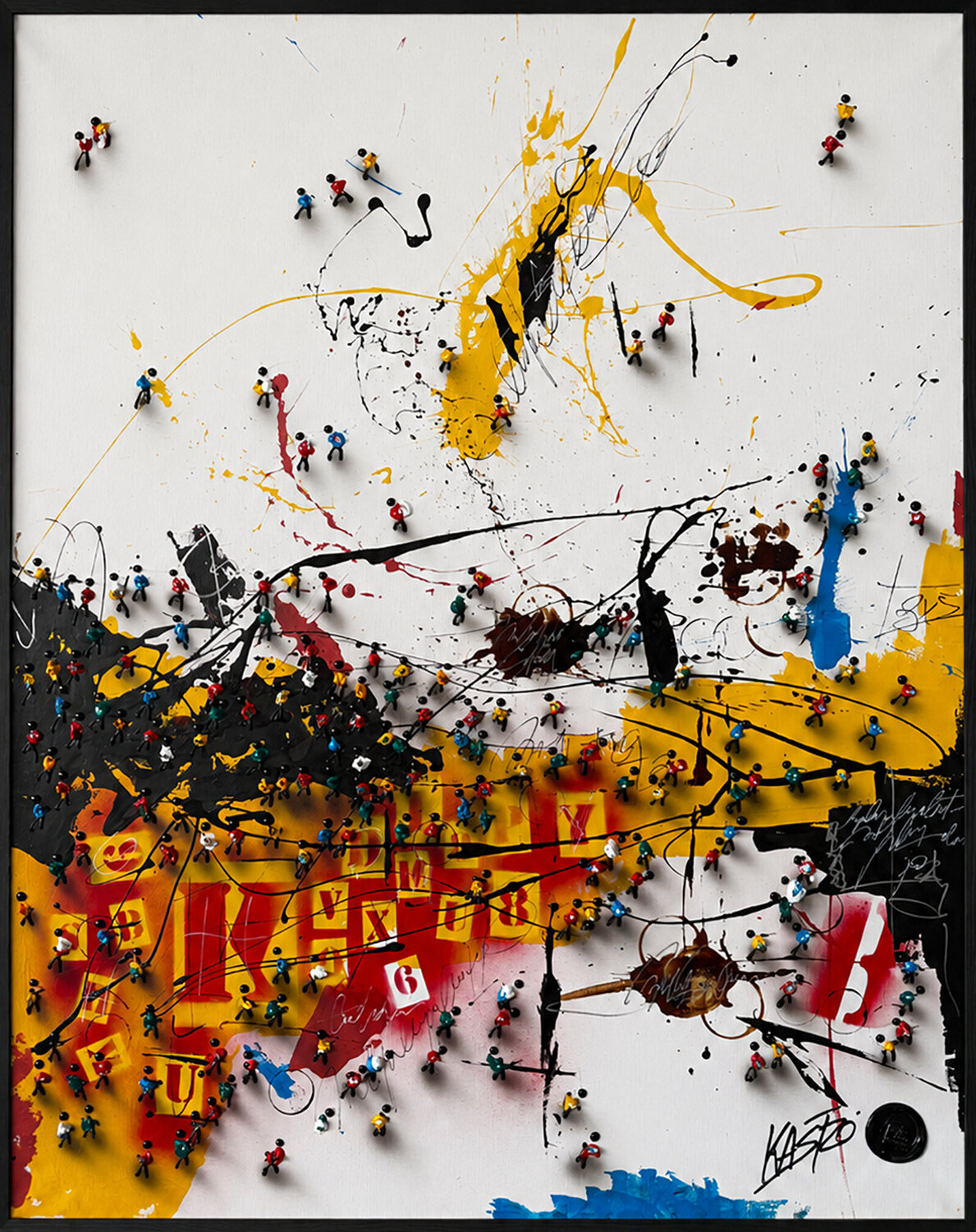 Kriatures Kaoticos 23 KASTRO Original painting for sale