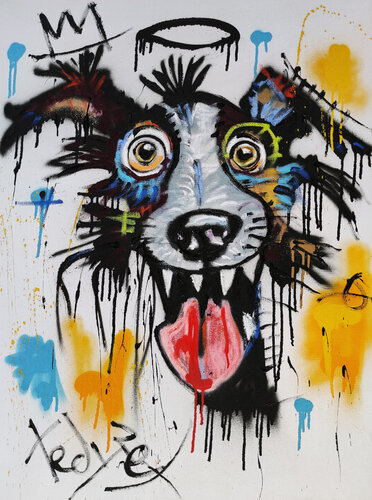 Drawing Dog_ Page 5 by Tadas Zaicikas, Painting for Sale on Select