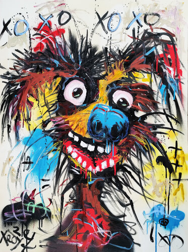 Smiling Blue #1 by Tadas Zaicikas, Painting for Sale on Select