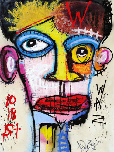 Expression_ Face #3 by Tadas Zaicikas, Painting for Sale on Select