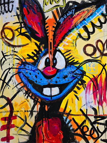 Regal Bunny by Tadas Zaicikas, Painting for Sale on Select