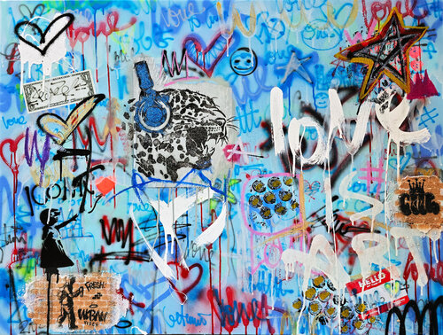 Jungle of Love by Tadas Zaicikas, Painting for Sale on Select