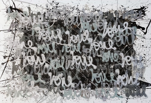 Drawing Silver Love by Tadas Zaicikas, Painting for Sale on Select