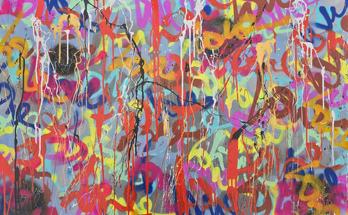 Love Colors #A1 by Tadas Zaicikas, Painting for Sale on Select