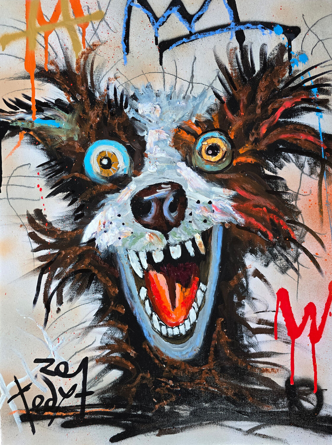 Majestic Madness Tadas Zaicikas Original painting for sale