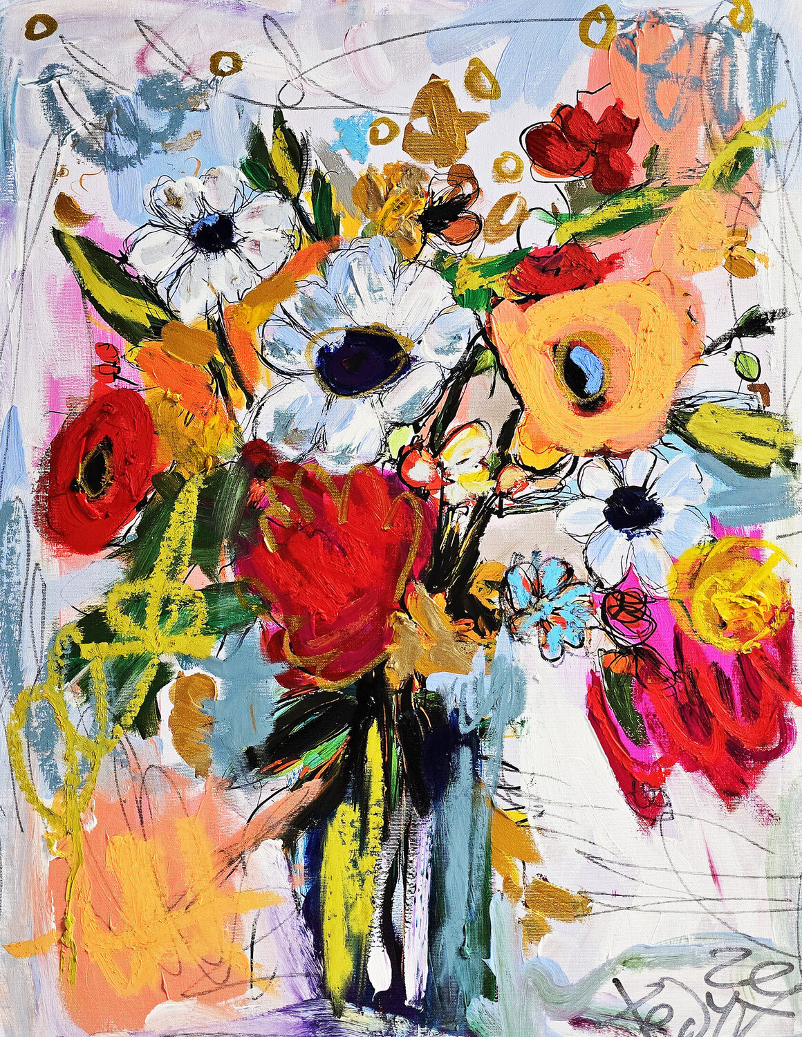 Spring in Motion Tadas Zaicikas Original painting for sale