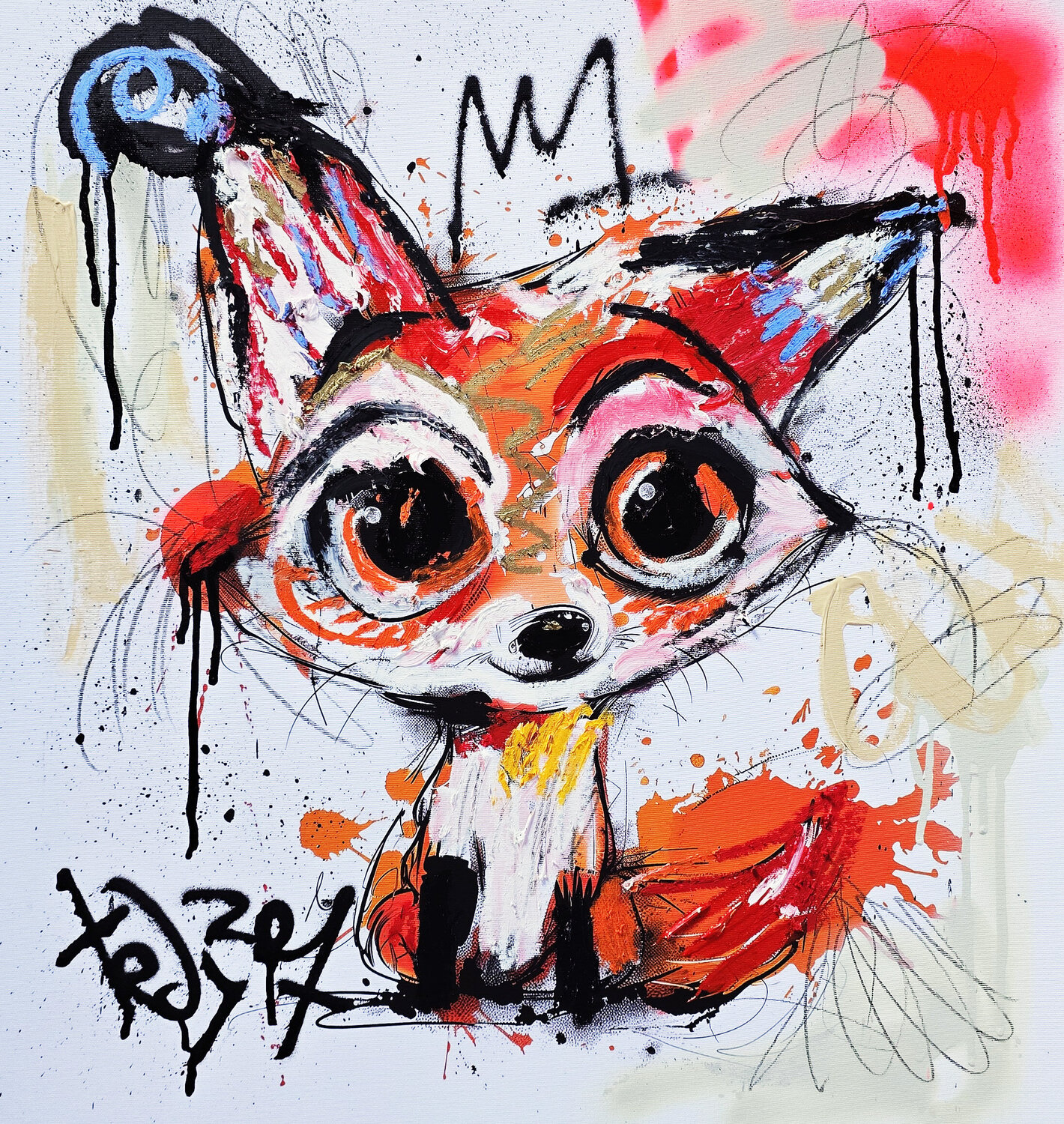 Little King #1 Tadas Zaicikas Original painting for sale