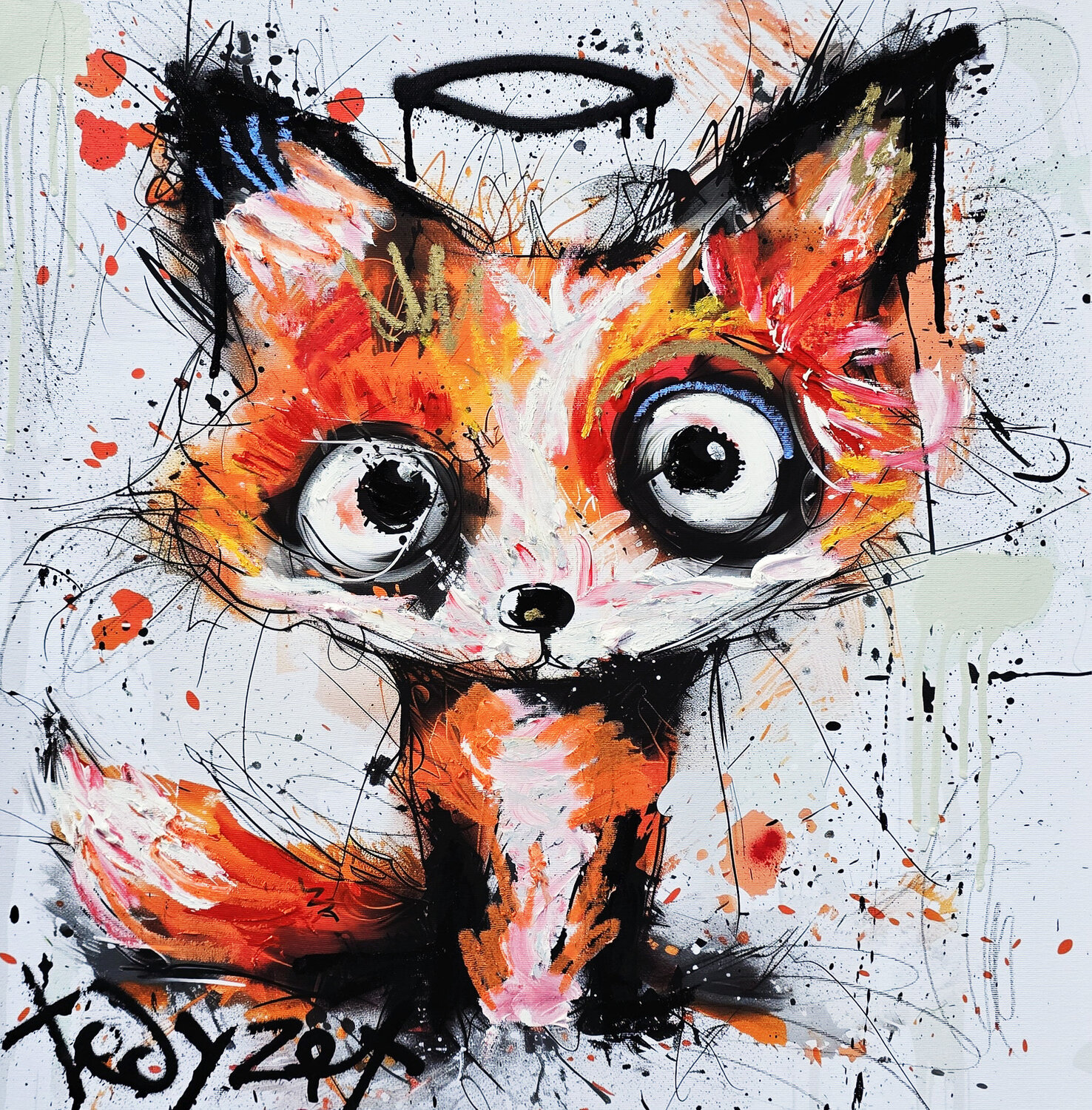 Little King #2 Tadas Zaicikas Original painting for sale