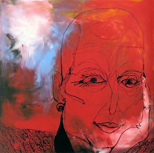 Androgynous by Hugo Castilho, Painting for Sale on Select