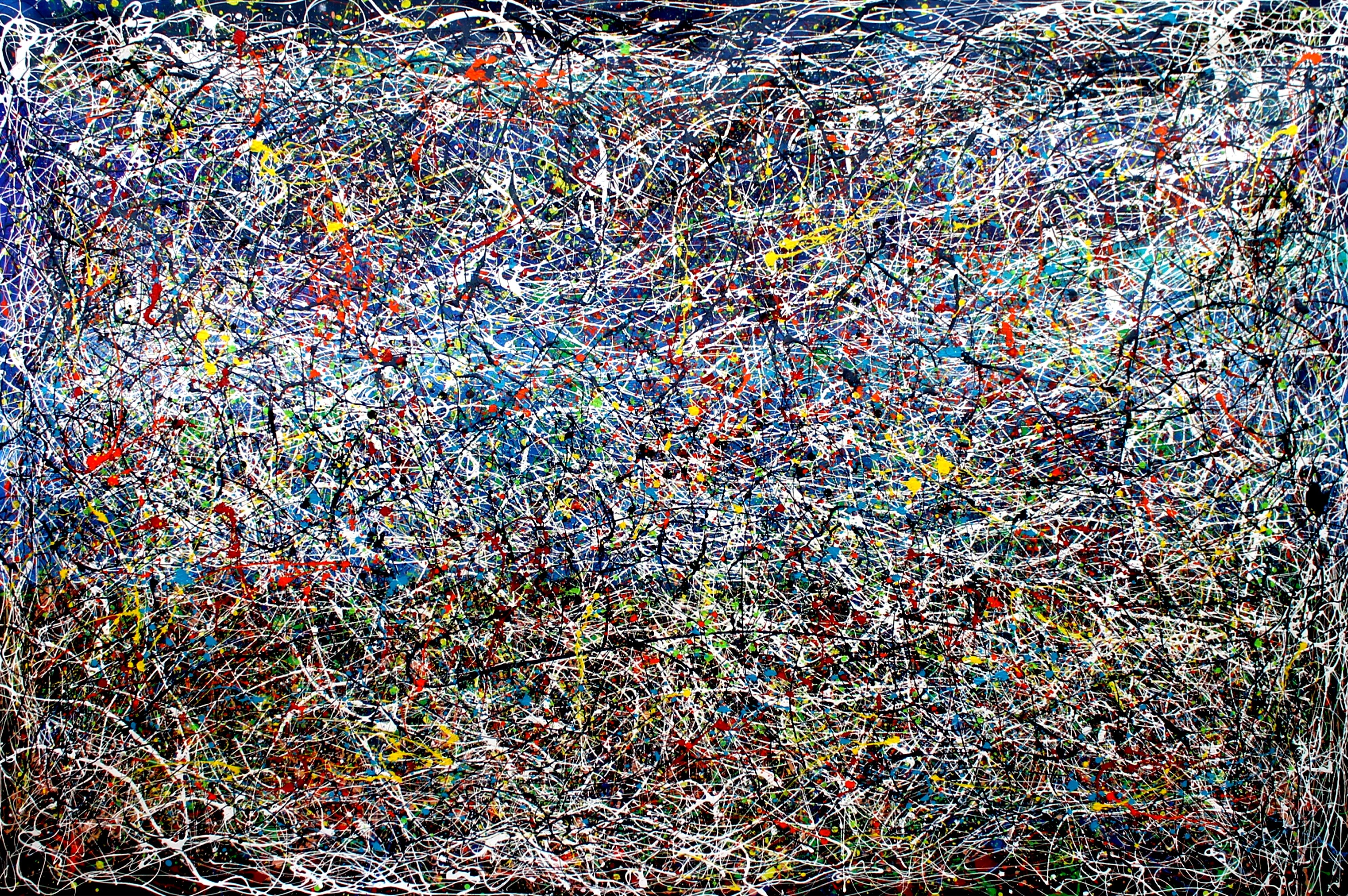 Night in the Ocean - XXL Oversize Painting