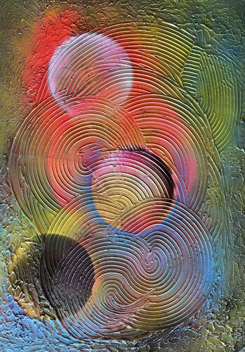 Abstract Transformation Circle 011 by Juan José Garay, Painting for Sale on Select
