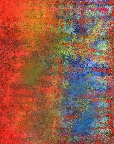 Abstract Orange and blue by Juan José Garay, Painting for Sale on Select