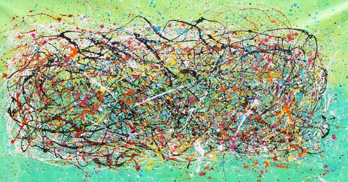 Green Natural Desire by Juan José Garay, Painting for Sale on Select