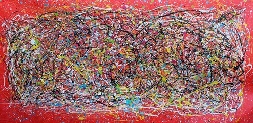 Woman in red passion by Juan José Garay, Painting for Sale on Select
