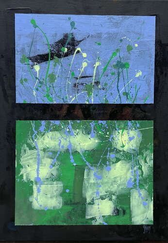 Hidden Layers on Layers A3 by Juan José Garay, Painting for Sale on Select