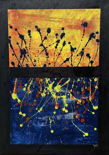 Hidden Layers on Layers A6 by Juan José Garay, Painting for Sale on Select