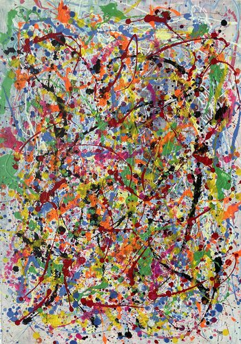 Summer Abstract A4 by Juan José Garay, Painting for Sale on Select