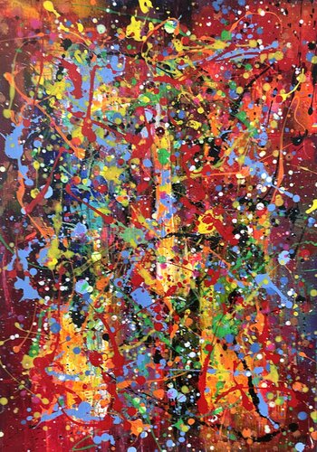 Summer Abstract A6 by Juan José Garay, Painting for Sale on Select