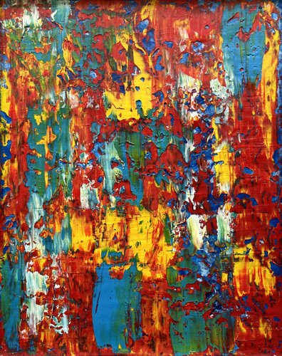 Nature Style Gerhard Richter's by Juan José Garay, Painting for Sale on Select