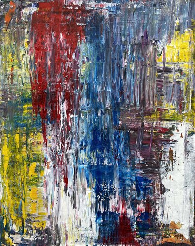 Kiss my Hearts Style Gerhard Richter's by Juan José Garay, Painting for Sale on Select