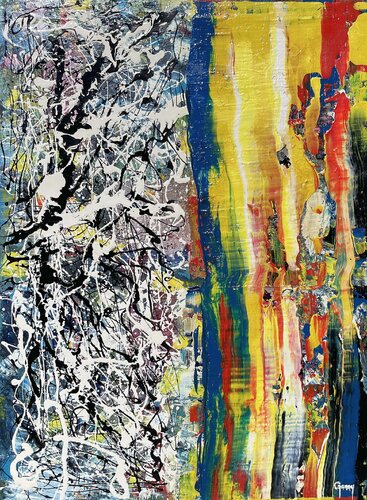 Abstract Garden by Juan José Garay, Painting for Sale on Select