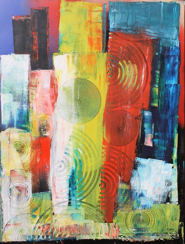 New York City by Juan José Garay, Painting for Sale on Select