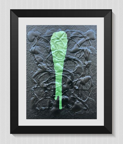 Texture Green Tear von Juan José Garay, Malerei kaufen auf Select