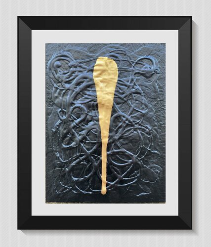 Texture Gold Tear von Juan José Garay, Malerei kaufen auf Select