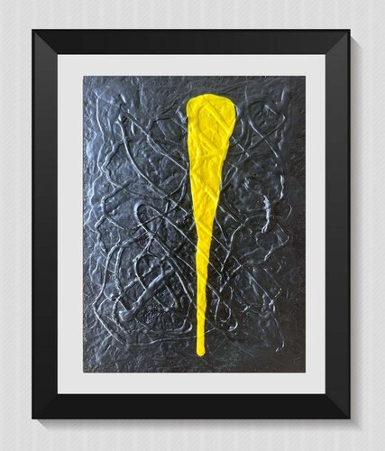 Texture Yellow 2 Tear von Juan José Garay, Malerei kaufen auf Select