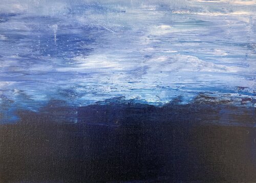 Blue Dream Landscapes 03 von Juan José Garay, Malerei kaufen auf Select