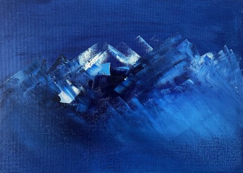 Blue Dream Landscapes 06 von Juan José Garay, Malerei kaufen auf Select